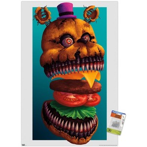 Trends International Five Nights at Freddy's - Burgers Unframed Wall Poster Prints - 1 of 4