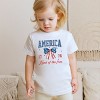 The Juniper Shop America Land of the Free Coquette Toddler Short Sleeve Tee - 3 of 4
