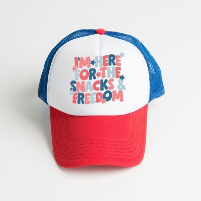 The Juniper Shop I'm Here For The Snacks Youth Foam Trucker Hat