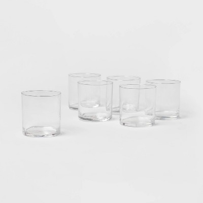 11oz 6pk Glass Asheboro Double Old Fashion Glasses - Threshold™