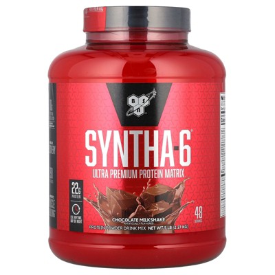 BSN Syntha-6®, Ultra Premium Protein Matrix, Chocolate Milkshake, 5 lb (2.27 kg)