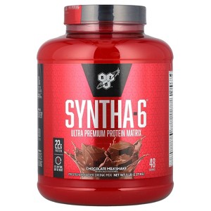 BSN Syntha-6®, Ultra Premium Protein Matrix, Chocolate Milkshake, 5 lbs (2.27 kg) - 1 of 2