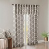 Gracie Mills Ondine Contemporary Grommet Top Valance with Fretwork Print - 3 of 4