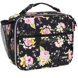 OPUX Insulated Lunch Bag, Leakproof Soft Cooler Tote Box School Kids Boys Girls, Small Compact Reusable Adult Men Women - 1 of 4