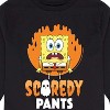 Boys' - SpongeBob SquarePants - SpongeBob Scaredy Pants Long Sleeve Graphic T-Shirt - 2 of 4