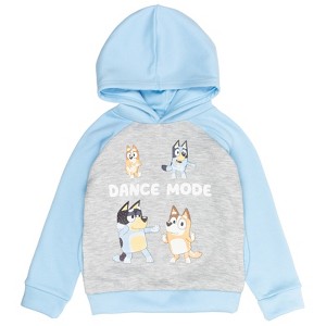 Bluey Mom Dad Bingo Fleece Hoodie Toddler - 1 of 4