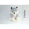 Collectible Wildlife Gifts | Husky Dog, Siberian Husky, Sitting, Very Nice Plush Animal, Realistic Design, Figure, Lifelike,    8 - 3 of 4