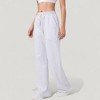 Anna-Kaci Active Women's Wide Leg Lounge Pants with Elastic Waistband and Adjustable Drawstring Closure - 2 of 4