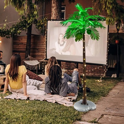 6 FT LED Lighted Artificial Palm Tree with Coconuts and Lights