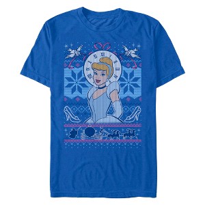 Men's Disney Cinderella Christmas Sweater T-Shirt - 1 of 4