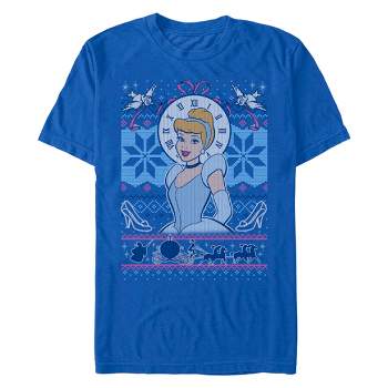 Men's Disney Cinderella Christmas Sweater T-Shirt