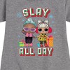 Girls' - Lol Surprise! - Slay All Day Graphic Short Sleeve Fleece Dress - 2 of 4