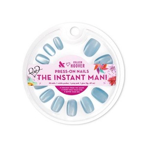 Olive & June Press-On Fake Nails - XS Round - Blue Velvet - 42ct - 1 of 4