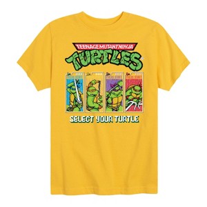 Boys' - Teenage Mutant Ninja Turtles - Select Your Turtle Video Game Short Sleeve Graphic T-Shirt - 1 of 3
