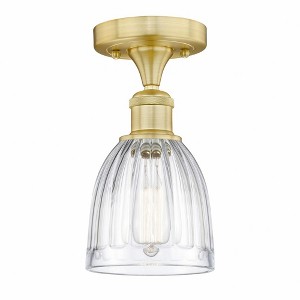 Brookfield - 1 Light Semi-Flush Mount In Industrial Style-9.75 Inches Tall and 5.75 Inches Wide - 1 of 1