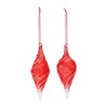 Melrose Swirl Glass Drop Ornament (Set of 12) - 2 of 3