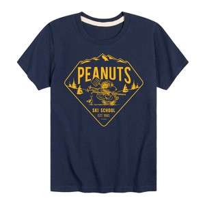 Boys' - Peanuts - Ski School Short Sleeve Graphic T-Shirt - 1 of 4