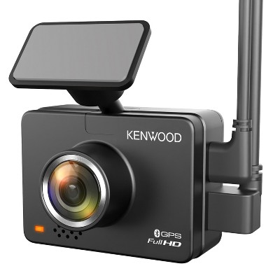 KENWOOD® DRV-A310W Front 1080p Compact Dash Cam with 2-In. Display and Built-in GPS for 12-/24-Volt Systems in Black