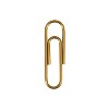 JAM Paper Colored Standard Paper Clips Small 1 Inch Gold Paperclips 21832058A - 4 of 4