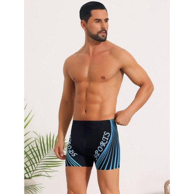INSPIRE CHIC Men's Printed Stretch Waist Summer Surfing Swimming Shorts 36 Blue — фото 2