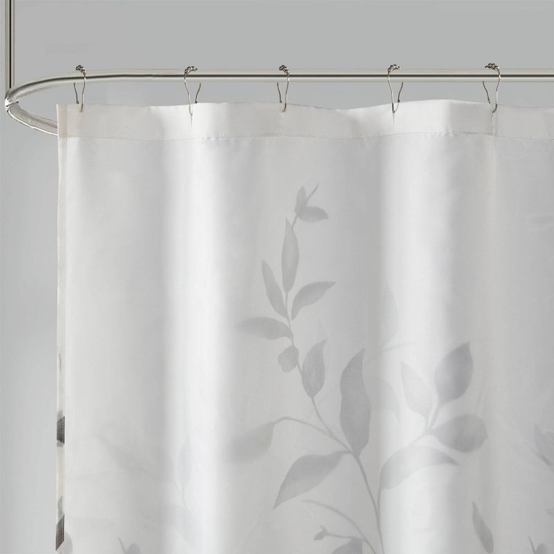 Rosalie Burnout Printed Shower Curtain, 4 of 7