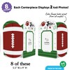 Big Dot of Happiness Football Photo Holder Centerpieces, 4x6 Picture Display Box, Sports Table Decoration for Kids Birthday Decor, 8 Count - 3 of 4