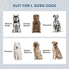 INFURNIC Pet Bowl Elevated Dog Stand with Storage Stainless Steel Bowls Modern Design for Large Dogs, Grey, 23.5"*11.75"*14.25" - 4 of 4