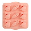 Trudeau 9 Cavity Silicone Bunny and Carrot Pan Pink - 3 of 4