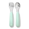 OXO 2pc Tot Stainless Steel On the Go Fork and Spoon Set - Opal - 3 of 4