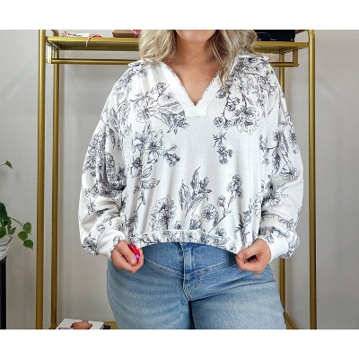Women's Love Me Long Time Cropped Long-sleeve Shirt - Illa Illa