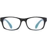 ICU Eyewear Screen Vision Rectangle Reading Glasses - Turquoise