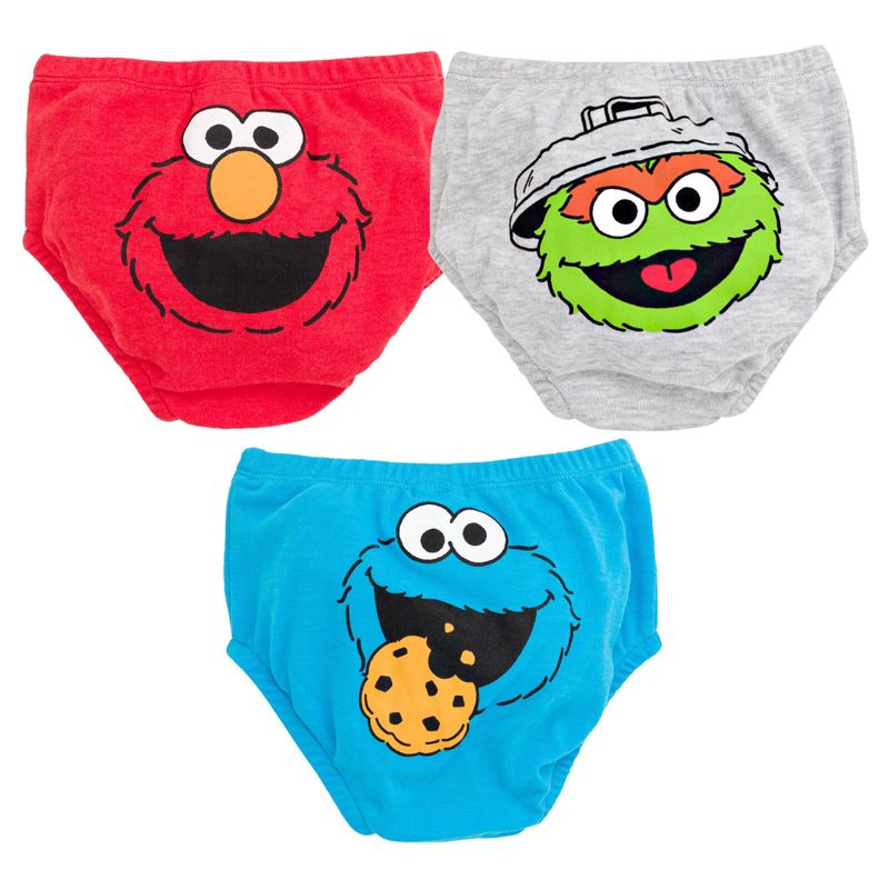 Sesame Street Baby 3 Pack Diaper Covers Newborn to Infant, 1 of 8