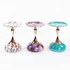 NicBex Mermaid Tail Round End Table Living Room, Metal Pedestal Side Table with Tray Top, Modern Bedroom Nightstand, Small Coffee Table, Small Table - 3 of 4