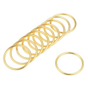 Unique Bargains Zinc Alloy Craft DIY Accessories Hardware Bag Belt O-Ring Buckles 10 Pcs - 1 of 3