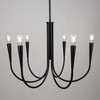 Artcraft Lighting Bronte 6 - Light Chandelier in  Black - 3 of 4