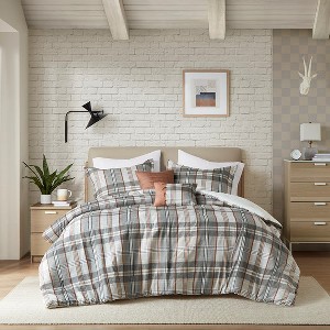 KTMBDW Plaid Comforter, Matching Sham, Hypoallergenic All Season Bedding-Set - 1 of 4
