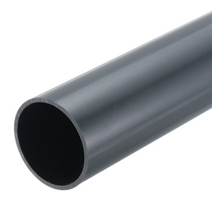 Unique Bargains Water Plumb DIY Crafts High Impact Rigid Round Pipes 8" Length - 1 of 4