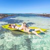 Soozier 9' x 6' Lily Pad Floating Mat for Lake, 3-Layer Tear-Resistant XPE Foam Water Mat for 2 Adults, Floating Pad for Pool, Ocean, Beach - 2 of 4