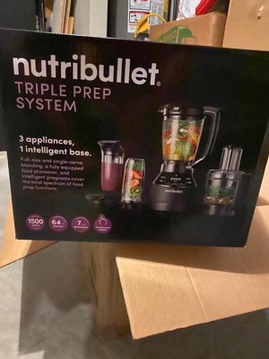 Nutribullet 64oz 1500w Triple Prep 3-speed Kitchen System Black : Target