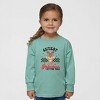 The Juniper Shop Cutest Reindeer At The Pole Toddler Long Sleeve Tee - 2 of 3