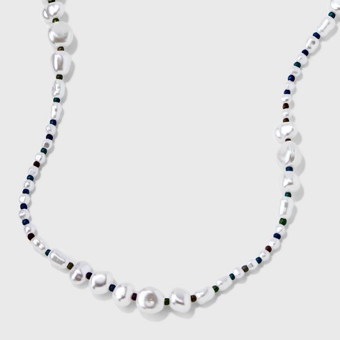 Simulated deals pearl necklace