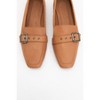 Periwinkle - Cognac Brown Leather Loafers (Women) | Forever & Always Shoes - 2 of 4