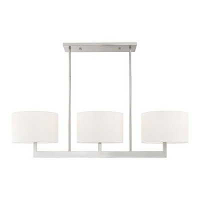 Livex Lighting Hayworth 3 - Light Chandelier in  Brushed Nickel