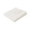 Royal Velvet 60"x70" Luxe Faux Rabbit Fur Throw in Gift Box Ivory - 3 of 4