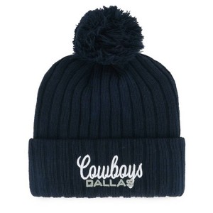NFL Dallas Cowboys Flourish Knit Beanie: Women's Apparel, Heavyweight Acrylic - 1 of 2