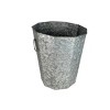Slickblue Galvanized Metal Desk Planter, Geometric Wire Design, Planter & Holder, Contemporary, Silver, Size Options - 3 of 4