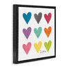 Stupell Industries Alternating Patterned Hearts, 18" x 18" - 3 of 4