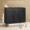 Laptop Bag 15 Inch Work Tote Bags Leather Laptop Tote Professional Laptop Purse Computer Handbag - 2 of 4