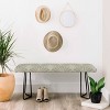 Iveta Abolina Scallop Fan Sage Bench - Deny Designs - 4 of 4