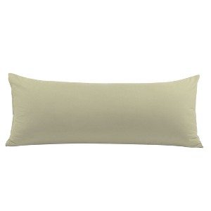 PiccoCasa Zipper Closure Soft 110 Gsm Brushed Microfiber Body Pillowcase - 1 of 4